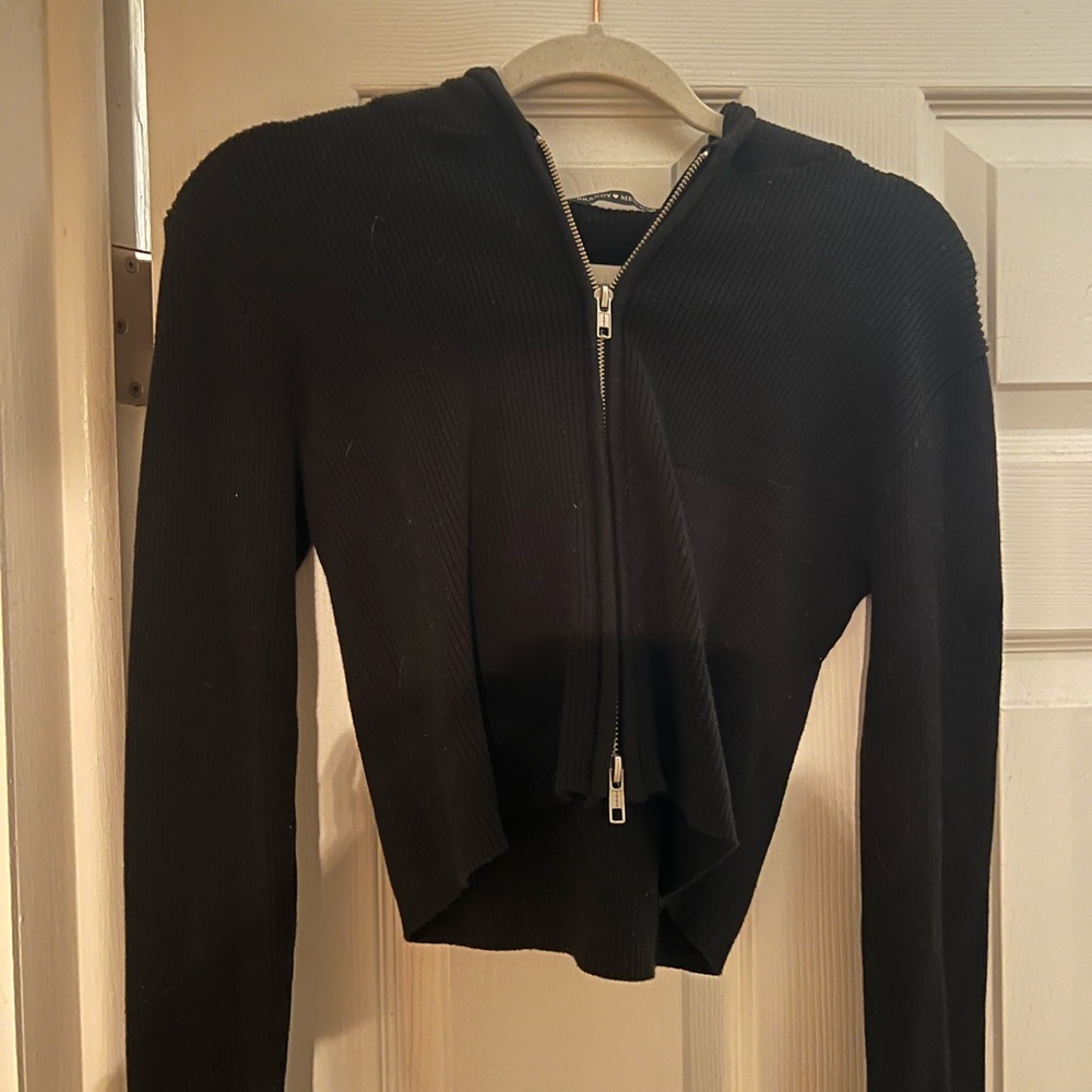Brandy Melville zip up sweater